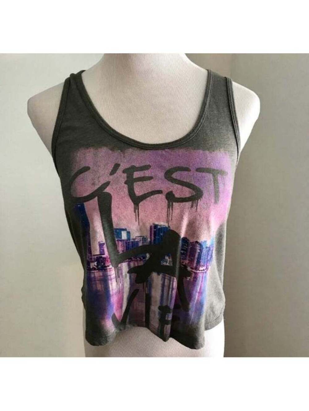 Doe C'est La Vie Tank Top Sz S